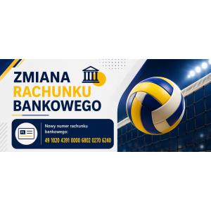 Zmiana rachunku bankowego Podkarpackiego Wojewódzkiego Związku Piłki Siatkowej
